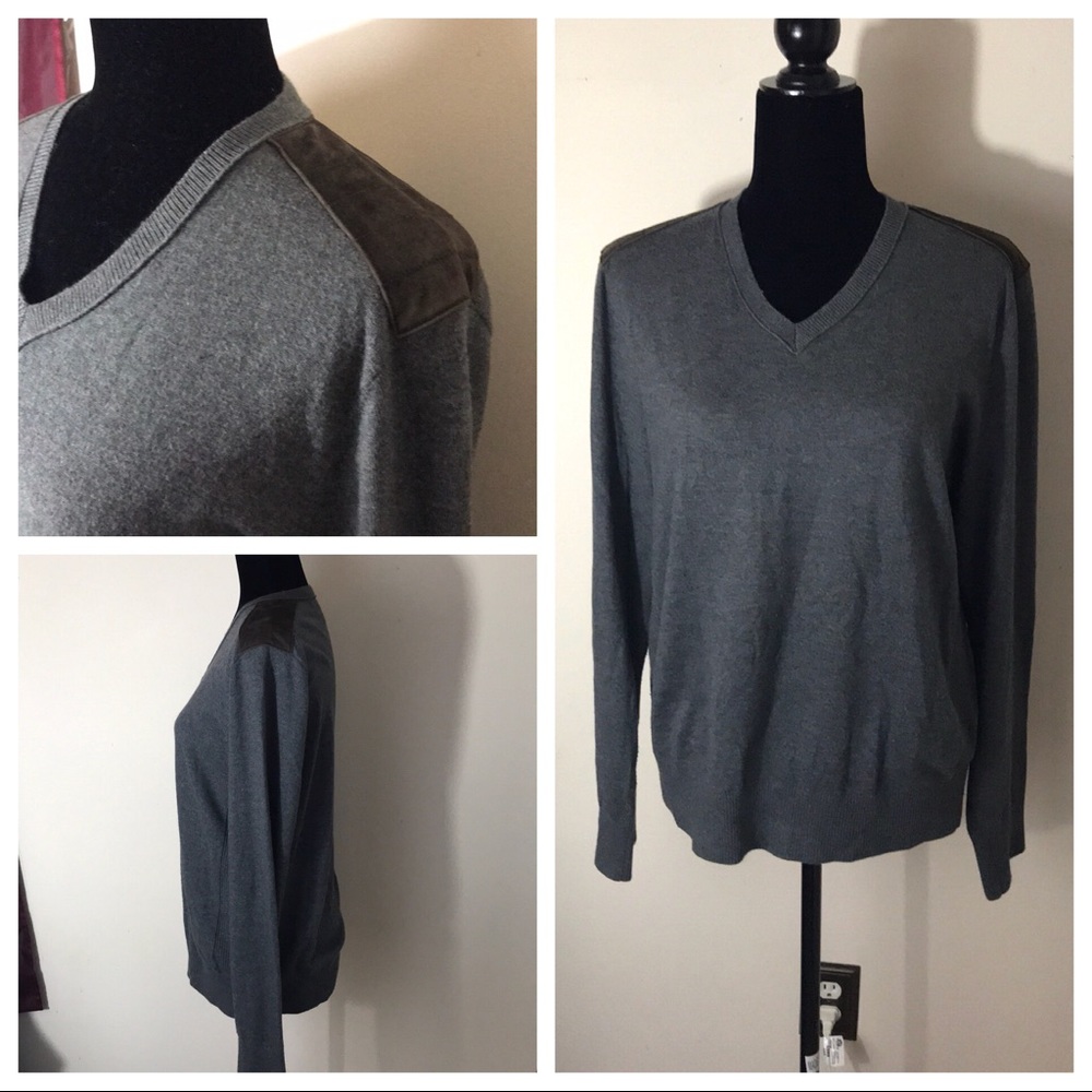 Banana Republic Sweater With Sueded Shoulders